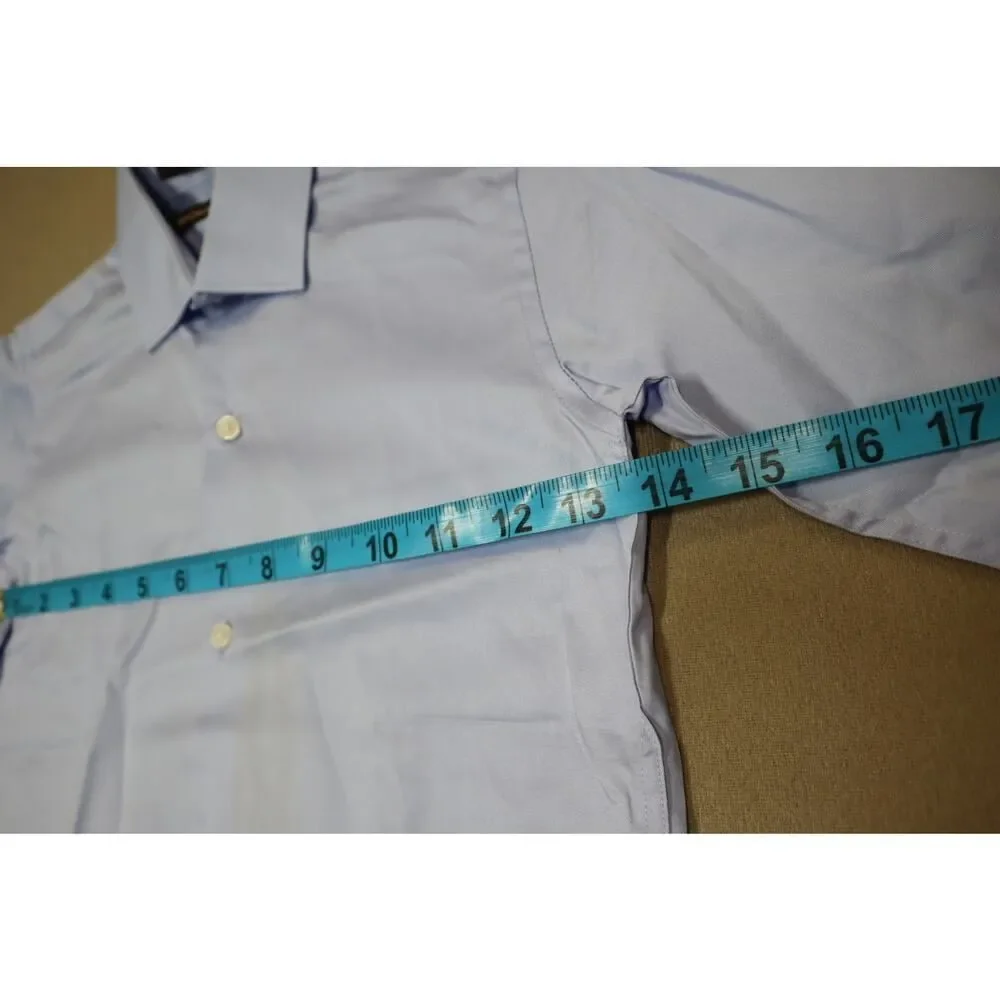 Michael Kors 100% Cotton‎ Little Boys Light Blue Button Down Shirt Size 4